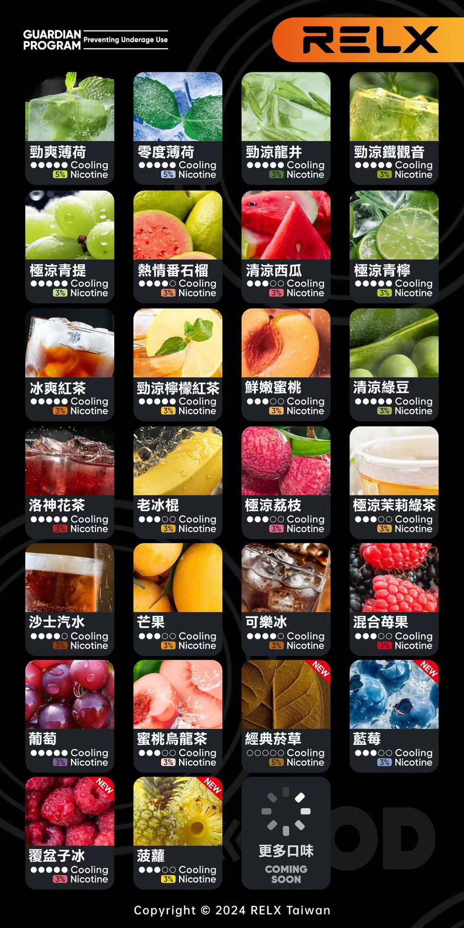 RELX六代菸彈 — RELX